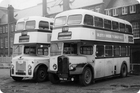 Sheffield Corporation AEC Regent III and Leyland Titan PD2