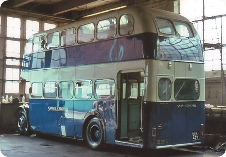 Ex Ribble BCK 427 in the Samuel Ledgard paint shop