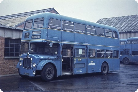 WMPTE ex-Walsall Corporation - Dennis Loline - 885 LDH - 885