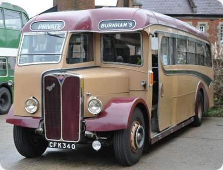 Burnhamâ€™s Coaches - AEC Regal III - CFK 340