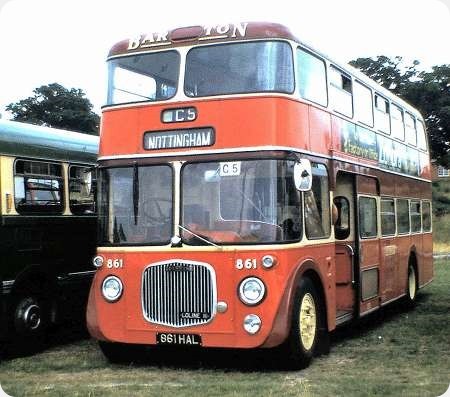 Barton Transport - Dennis Loline - 861 HAL - 861