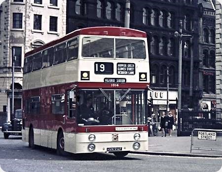 Manchester Corporation - Leyland PDR1/1 - HVM 914F - 1014